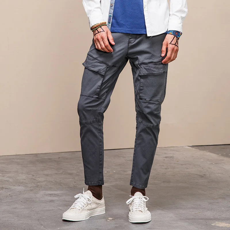 29-38 Большие размеры высокое качество Мужские брюки карго Повседневное Для мужчин