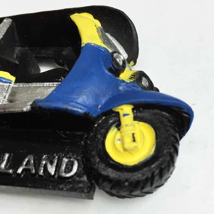 Lychee автомобильный магнитный стикер в форме холодильника знаменитый пейзаж