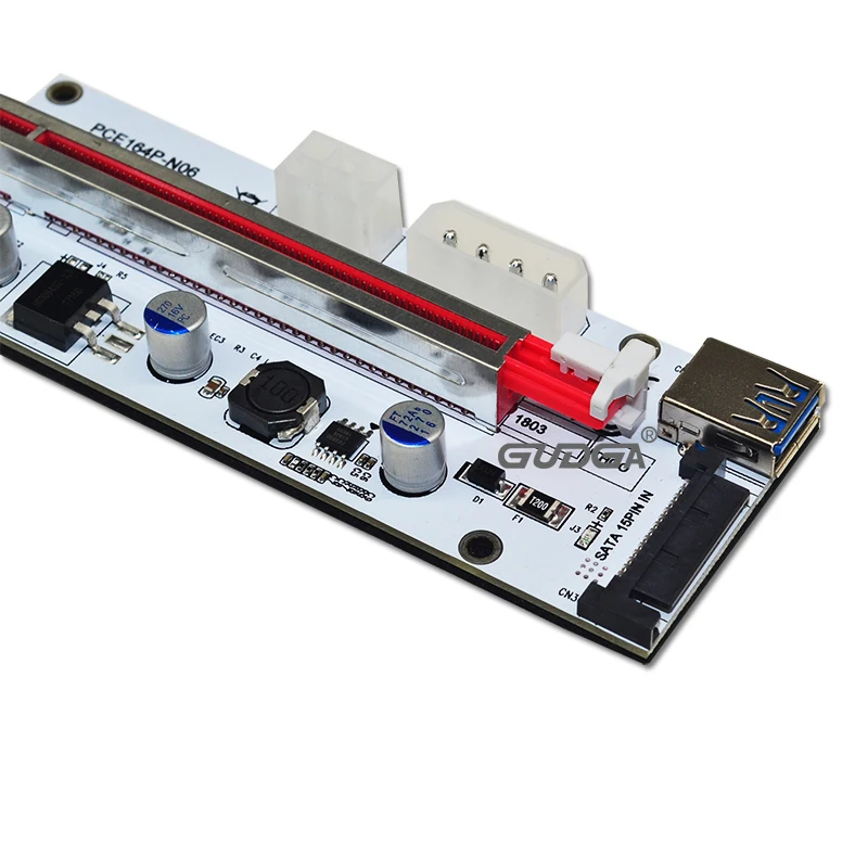 PCI-E Express 1X до 16X графический удлинитель карта расширения для майнинга Ethereum ETH