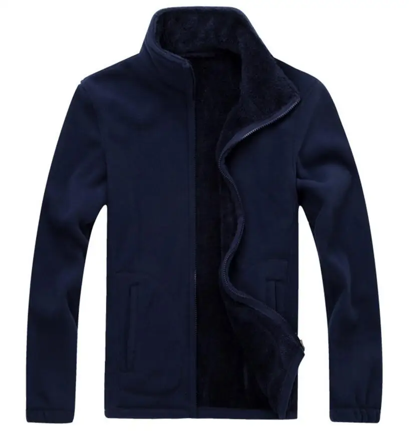 dark blue Peilow брендовая одежда куртка Для мужчин весна осень куртка Повседневное Slim Fit Верхняя одежда флис Для Мужчин's Куртки и Пальто для будущих мам jaqueta masculina - Цвет: dark blue