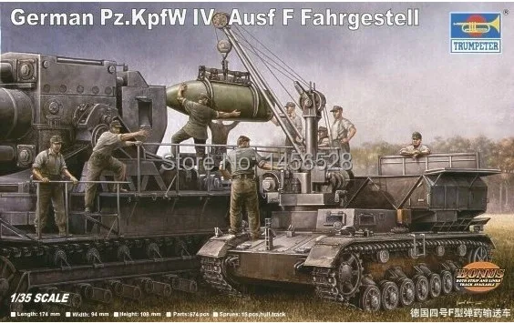 Немецкий набор моделей trumpeter 1/35 00363 PZ.KPFW IV AUSF FAHRGESTELL шкала сборки |