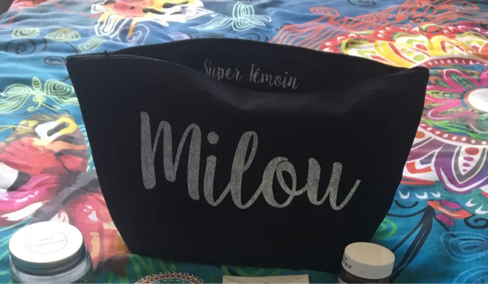 Индивидуальный текст блестящие свадебные сумки для подружки невесты косметики