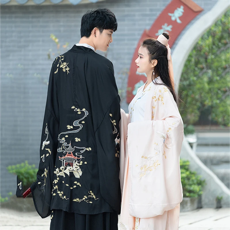 Женский и мужской костюм Hanfu для сценического танца традиционный китайский