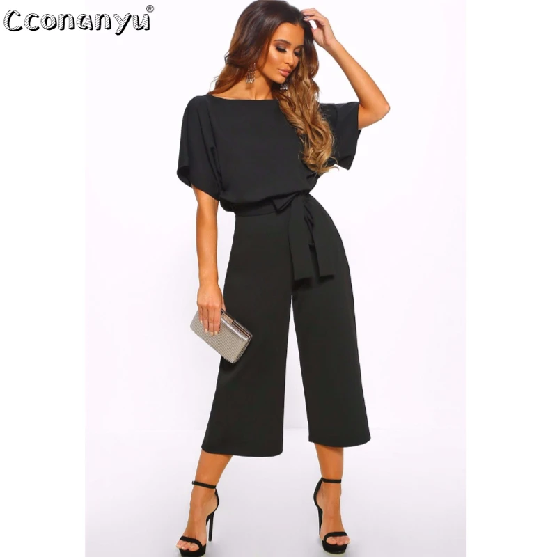 2019 сексуальный женский длинный комбинезон летний боди пляжный с карманами