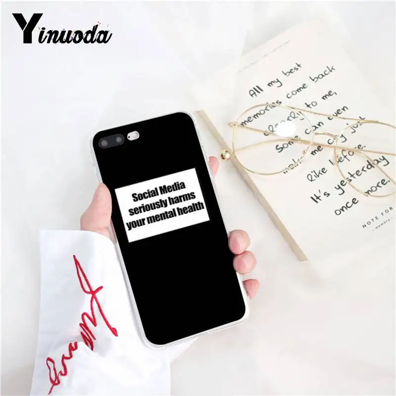 Yinuoda социальные сети серьезно вредят вашему душевному здоровью PhoneCase для iPhone6S6plus 7
