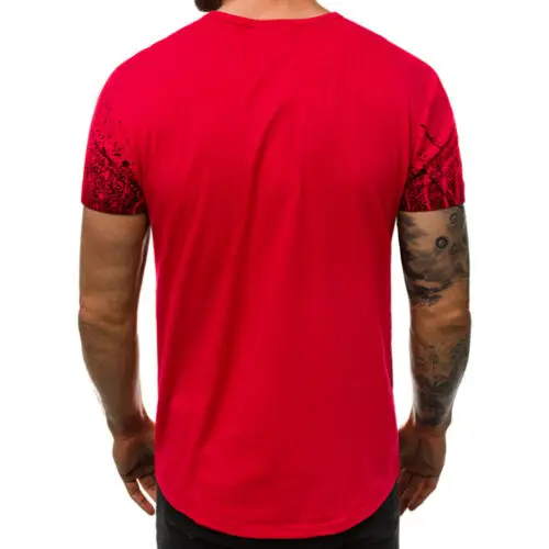 Футболка мужская камуфляжная облегающая для фитнеса и бодибилдинга | Мужская