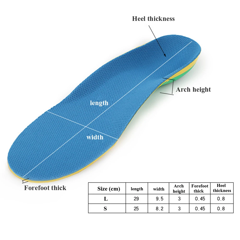 

WINRUOCEN EVA adult flatfoot arch support orthopedic insert orthopedic insoles men women foot care health foot pads