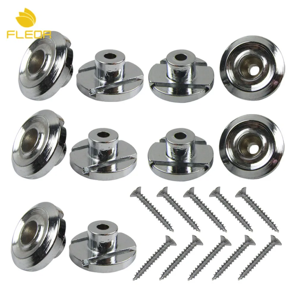 FLEOR 10 шт. хромированные Электрические бас-гитары струны фиксаторы дерева детали