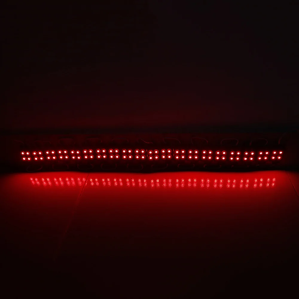 20 шт./лот 4 светодиода IP65 Светодиодный модуль 5050 SMD DC12V водонепроницаемый квадратный светодиодный модуль литья под давлением черного цвета для подсветки 6 цветов