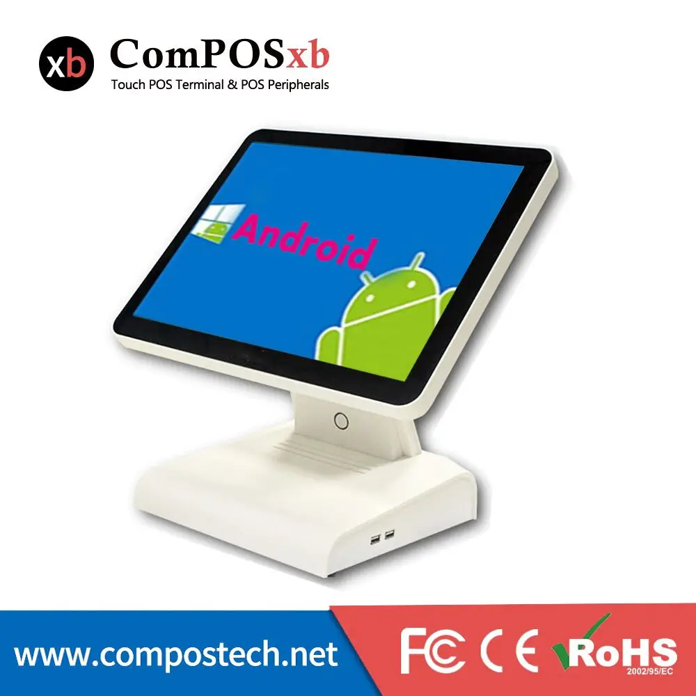 Кассовый аппарат Android pos-терминал все в одном 15-дюймовый ЖК-сенсорный экран