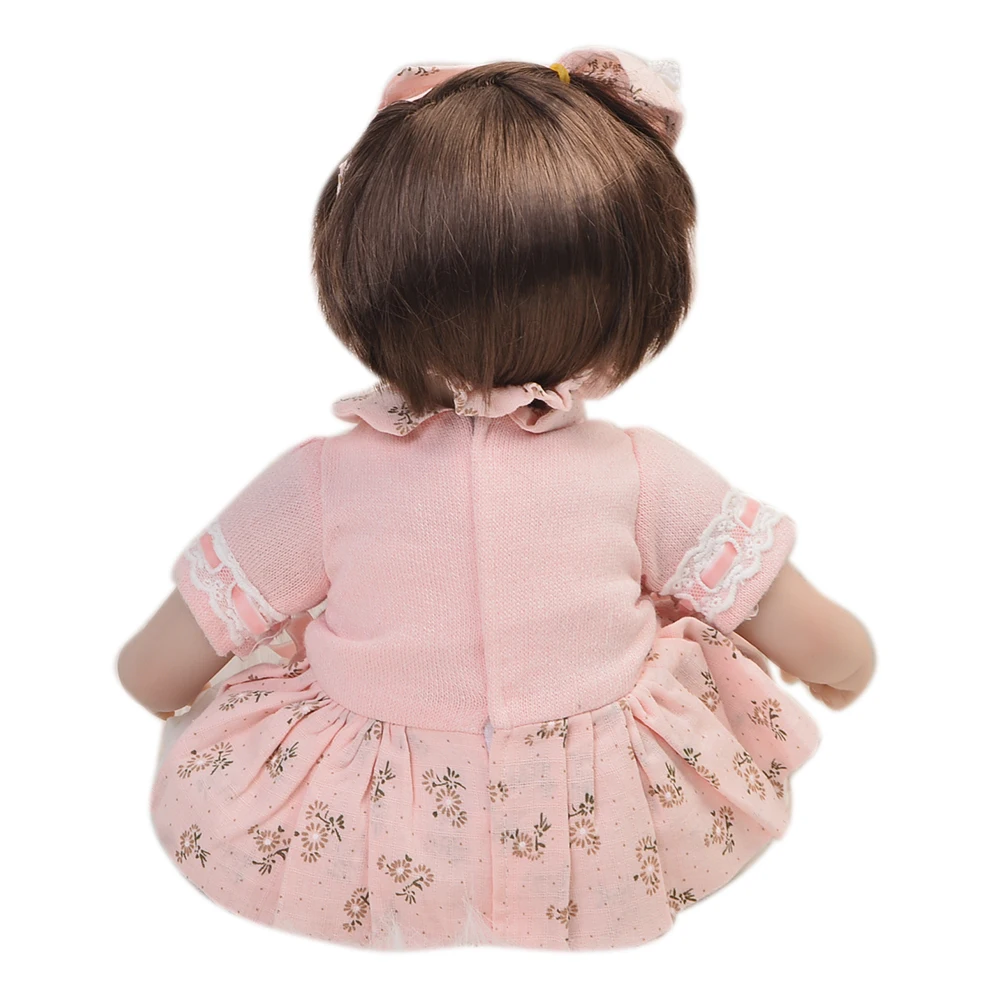 Реалистичная силиконовая виниловая Кукла младенец 17 дюймов|birthday gifts kids|doll softnewborn