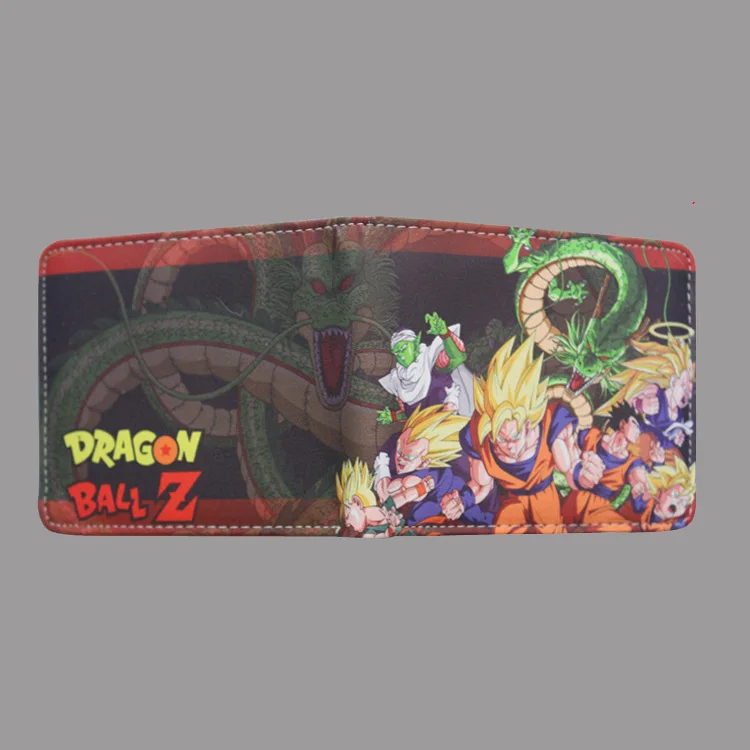 Новое прибытие высокого качества с рисунком аниме кошельки Dragonball кошелек короткие ПУ складной кошельки Кредитная карта кошельки - Цвет: As the picture