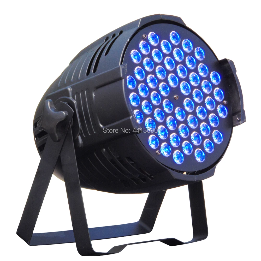 6 шт./лот алюминиевый сплав светодиодный Par 54x3 Вт RGB 3в1 Can 64 Светодиодный прожектор