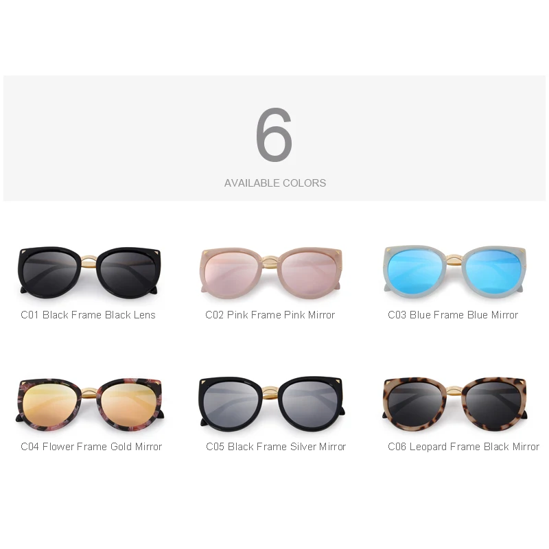 Женские поляризованные солнцезащитные очки &quotкошачий глаз&quot модные с