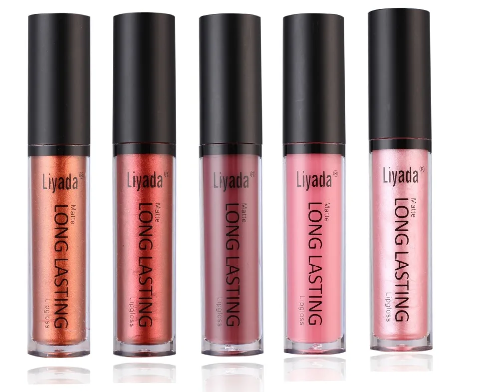 Блеск для губ увлажнитель длительного действия гладкие перламутровые ЖИДКИЕ