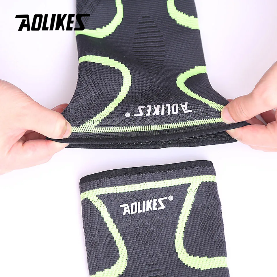 AOLIKES 1 шт. дышащая Поддержка локтя Баскетбол Футбол Спорт Безопасность волейбол налокотник эластичный налокотник er