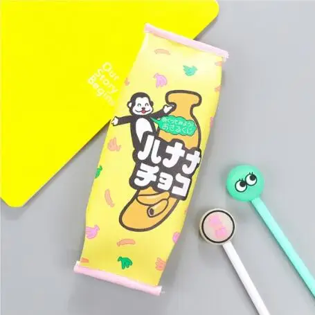 Kawaii Cracker школьный Чехол-Карандаш для девочек с милыми фруктами, искусственная кожа, сумка для ручек, коробка для канцелярских принадлежностей, офисные школьные принадлежности Escolar - Цвет: 13