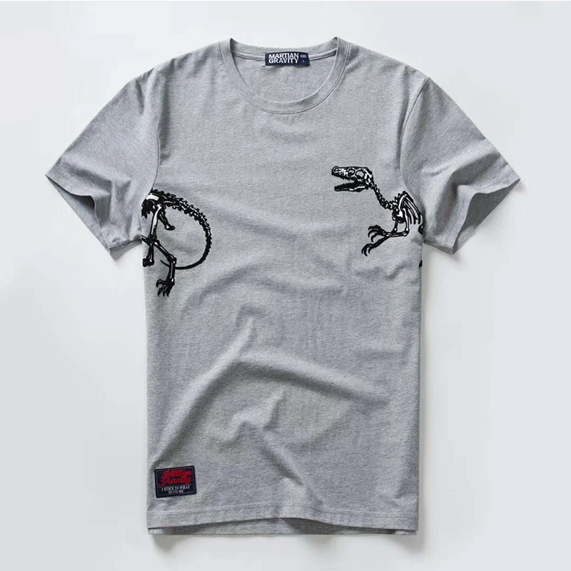 VOMINT новая футболка с принтом Мужская коротким рукавом Хлопок мульти причудливая