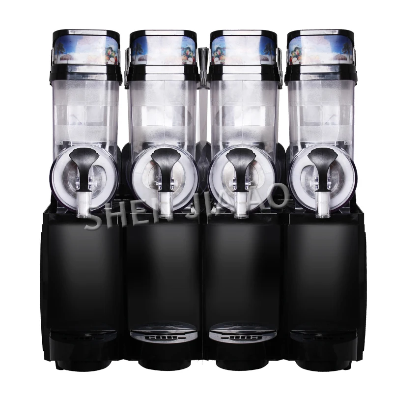 Slush granita машина 4 резервуара для таяния снега 60л Большая Емкость Автоматическая