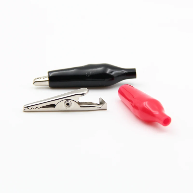 Кабель с зажимом типа Аллигатор 0 шт. красный черный провод батарея зажимы