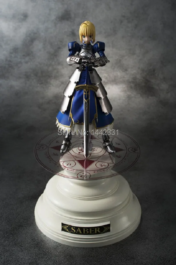 Экшн фигурка саблей и лилии из сплава 22 см|fate zero|action figuresaber lily |