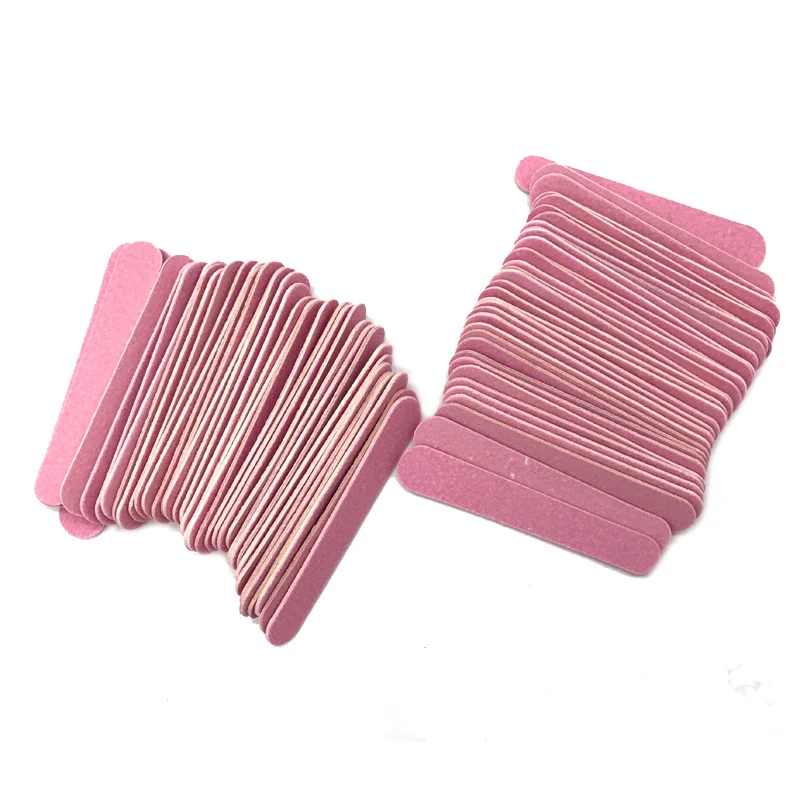 JEARLYU Профессиональный пилка для ногтей 100x оранжевый мини дерево шлифовальные