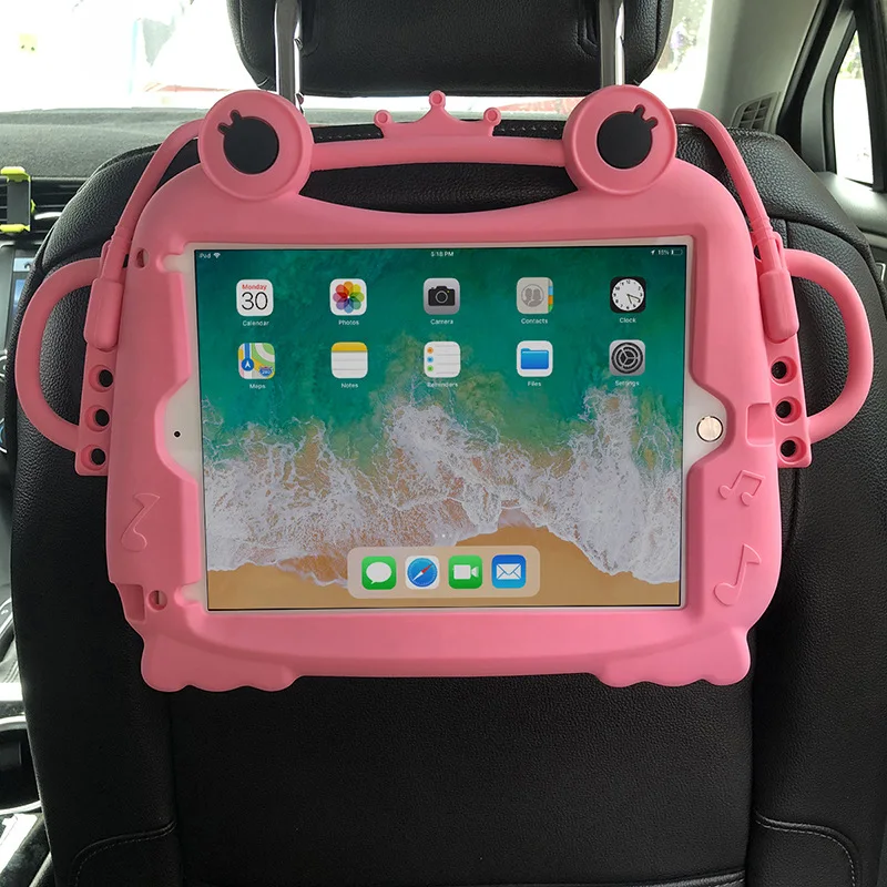 Eagwell противоударный чехол для IPad Mini 1 2 3 4 детей мультфильм лягушка ручка стенд крышка силиконовый чехол для планшета защитная оболочка