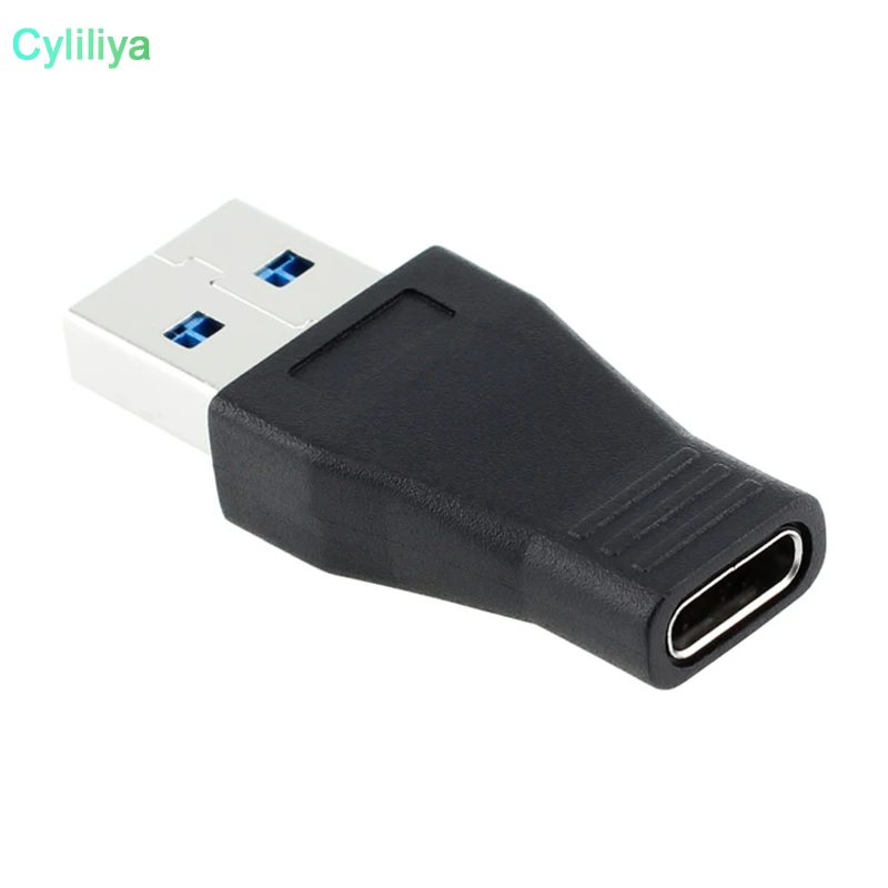 200pcs High Speed USB 3.1 Type C Female to 3.0 Male Port Adapter USB-C USB3.0 Type-A Connector Converter / Black Color | Мобильные