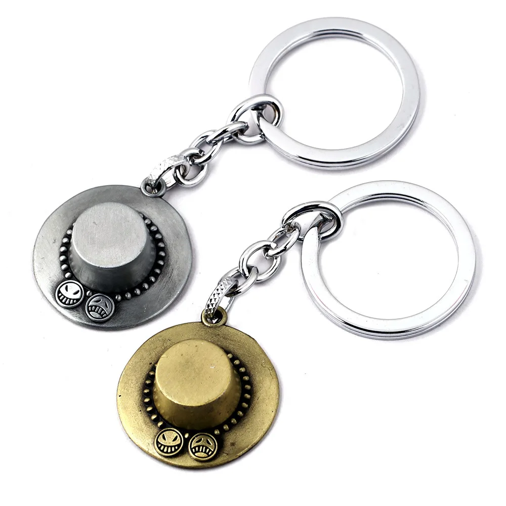 5 видов аниме одна штука ACE Cap брелок сплав кулон соломенные шляпы металлический