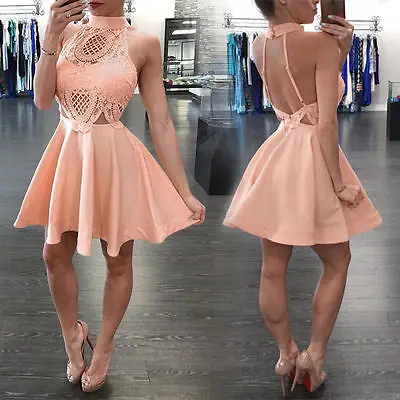 Новое Сексуальное Женское платье летнее повседневное коктейльное короткое мини