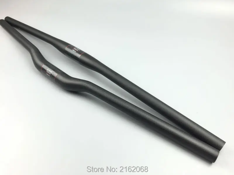 Новый матовый руль для горного велосипеда 3K полностью углеродный с плоской