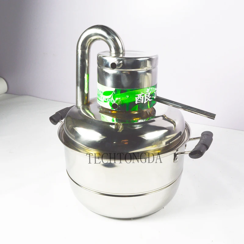 Спиртовой дистиллятор 10 л бытовой спиртовой из нержавеющей стали домашний