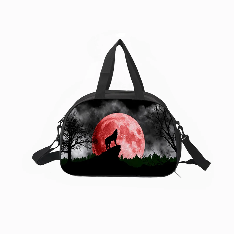 

Custom men's and women's canvas sports fitness bag large-capacity waterproof printing multi-function star leisure 43cm*30cm*23cm