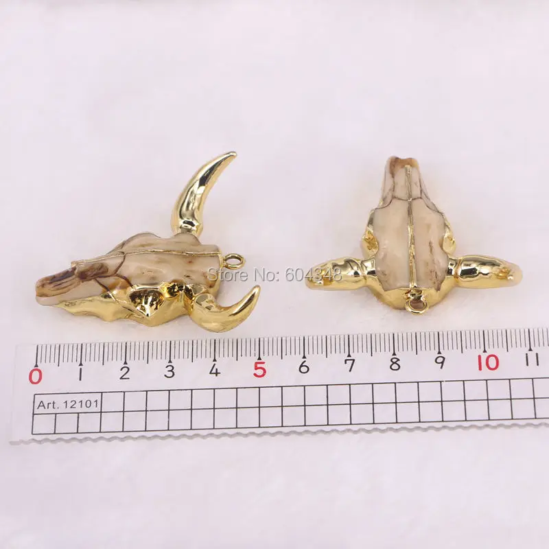 5 шт. подвески в виде Головы Быка Череп Буйвола Буйвола|bull head pendant|skull bullcattle skull |