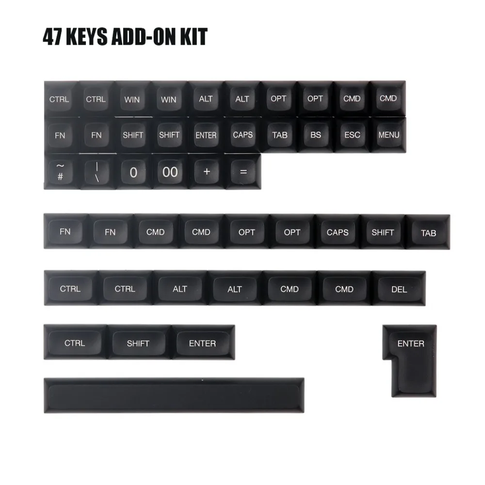 TEX ADA keycaps база/дополнение/пленка Новинка для GK64 TADA68 HHKB cherry mx механическая клавиатура