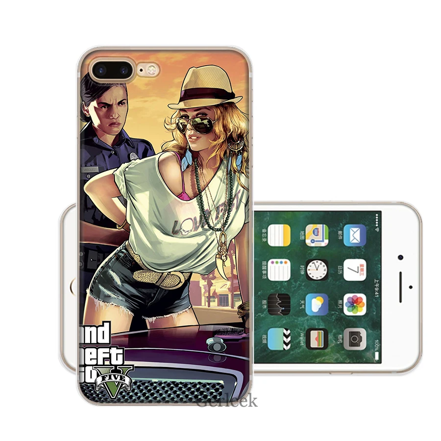 Чехол для телефона Rockstar Gta 5 Grand Theft iPhone 11 Pro X XR XS Max 6 6s 7 8 Plus 5s SE|Чехлы-накладки| |