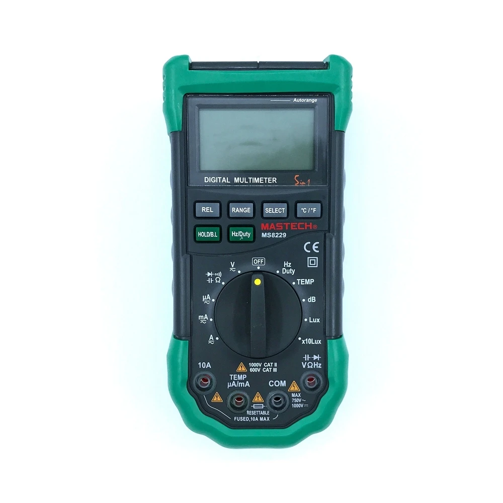 Многофункциональный Цифровой Мультиметр Mastech MS8229 Автоматический диапазон 5 в 1