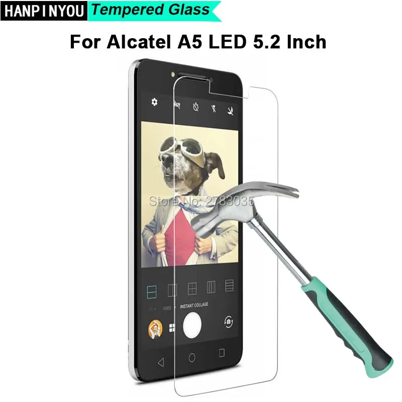 Для Alcatel A5 LED 5085D 5085Y 5 2 &quotновая твердость 9H 2.5D ультра тонкая закаленная Защитная