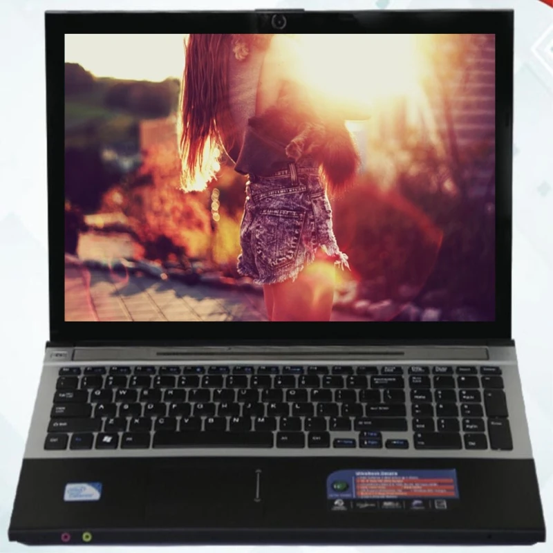 8G RAM DDR3+240G SSD+1000G HDD 15.6inch LED Intel Core i7-5500U CPU Laptop Windows 7/10 Notebook with DVD-RW WIFI Bluetooth