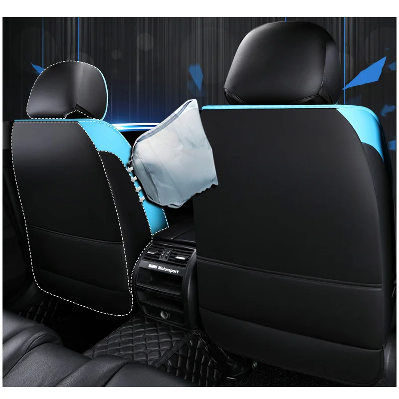 Спортивный кожаный чехол на автомобильное сиденье для BMW e30 e34 e36 e39 e46 e60 e90 f10 f30 x3 x5 x6