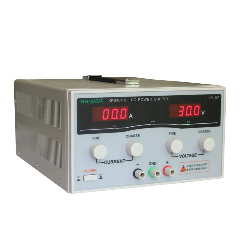 Wanptek твердый измерительный KPS3040D импульсный источник питания DC30V/40A AC 110 V/220 V лабораторный источник питания