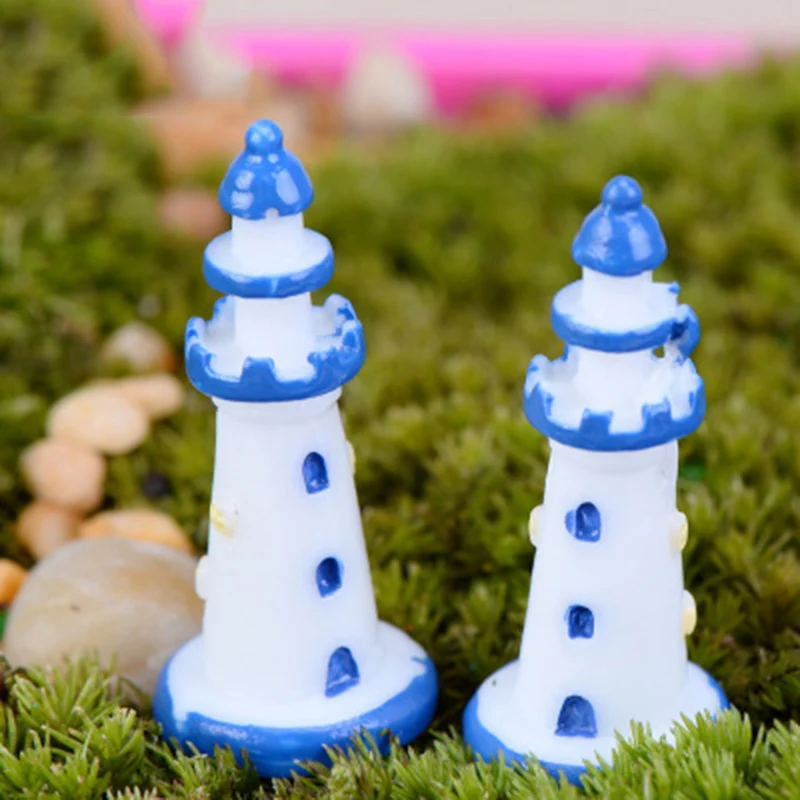 Синий световой маяк сигнальный огонь модель морских фараонов маленькая