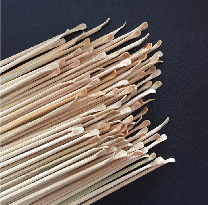 

wholesale 500pcs bamboo handle ear spoon pure handmade cleaning ear wax tool decompression health care