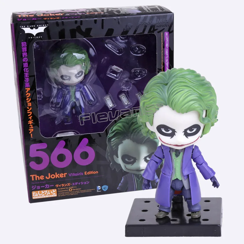 Nendoroid Бэтмен Темная ночь Джокер злодей издание#566 ПВХ фигурку игрушки куклы " 10 см