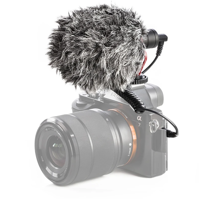 Внешний микрофон BOYA MM1 для записи видео цифровой зеркальной камеры смартфона