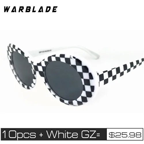 

10pcs/lot Classic Vintage NIRVANA Kurt Cobain Sunglasses Men and Women Retro Oval Sun glasses Fashion Unsix Eyewear UV400 Gafas
