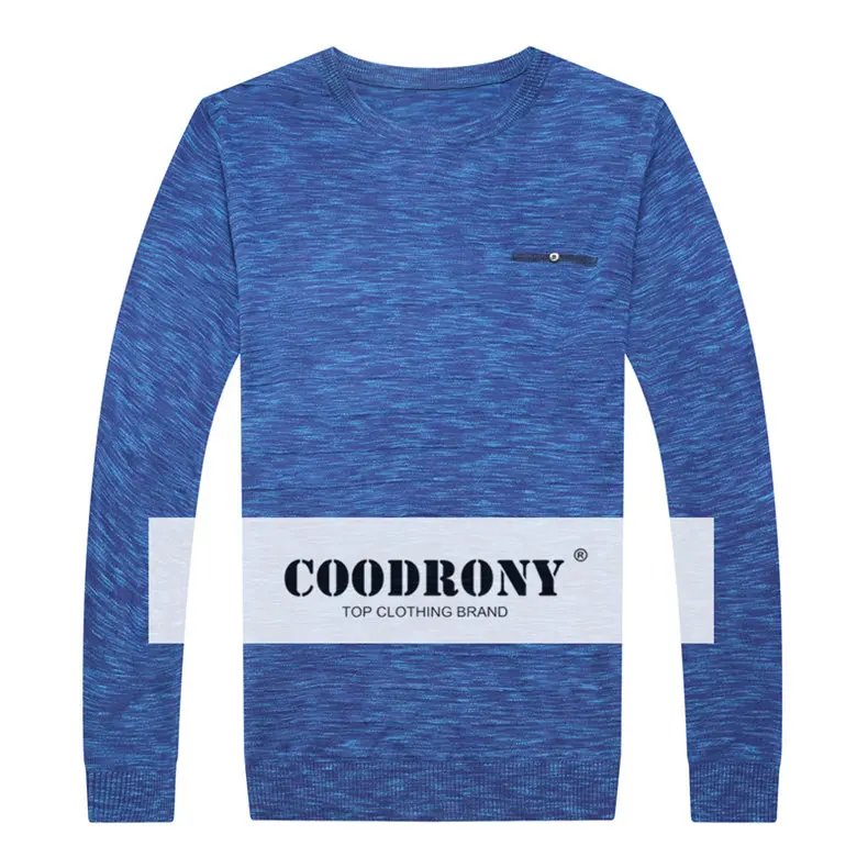 COODRONY Cashmere Wool Sweater Men Casual O-Neck Pullover Men Clothes Autumn Winter Mens Sweaters Plus Size Pull Homme 8146