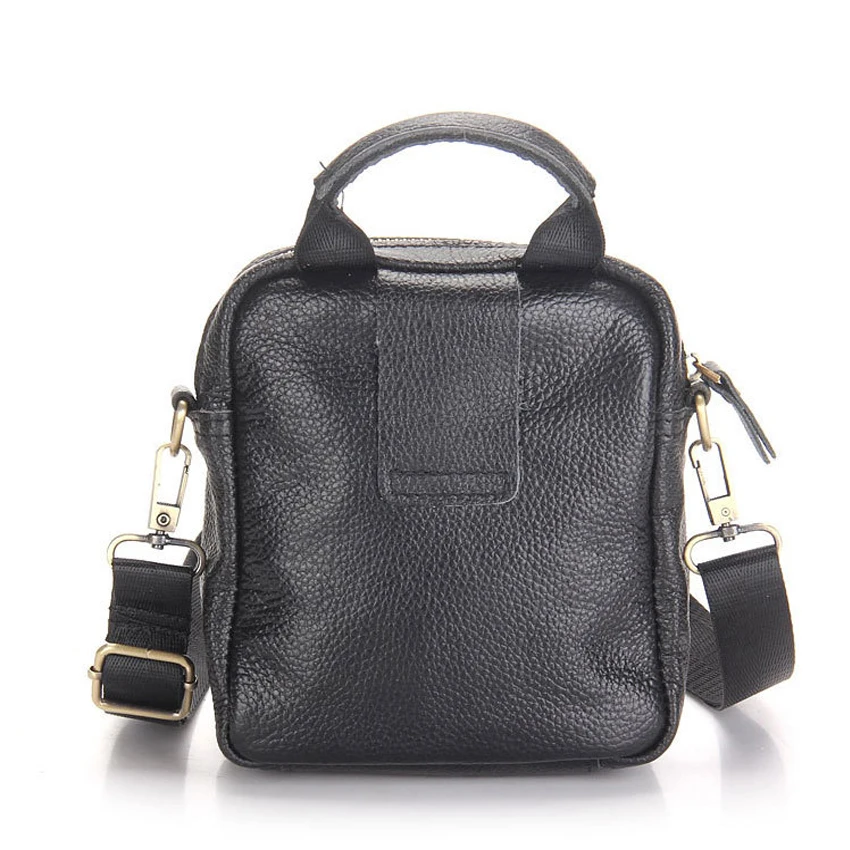 Высококачественная кожаная мужская сумка-мессенджер первый слой коровья кожа