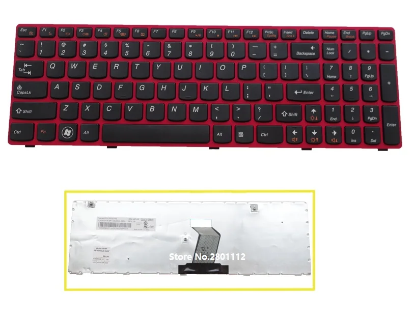 SSEA Новый ноутбук клавиатура США для Lenovo G580 Z580 B580 V580 G580A V580A Z580A G580G G585 G585A|keyboard for lenovo