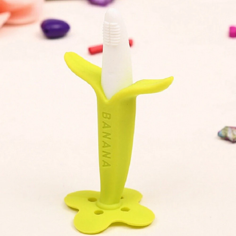 Детский Прорезыватель для зубов в виде фруктов и растительная форма жевательные